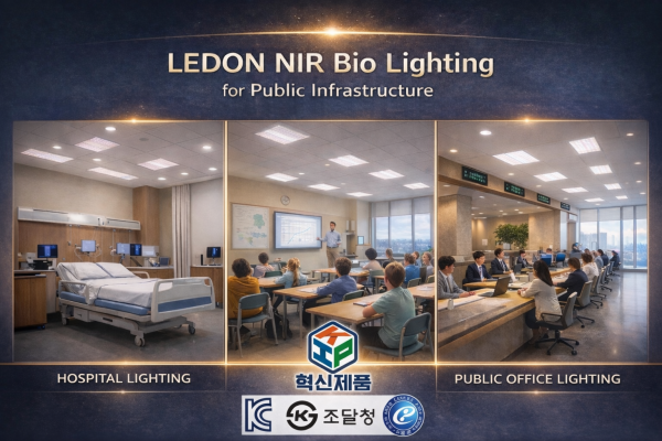 엘이디온, 근적외선 기반 'Bio Light' 기술 확대... 조달 혁신제품 지정... - 뉴스 썸네일 이미지